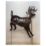 Welcome Buck Sign (tin)