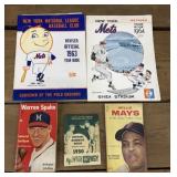 NY Mets 1963&64 yearbooks, 1950 Baseball Rules,