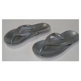 Mid Century Modern Aluminum Flip Flops Trinket /