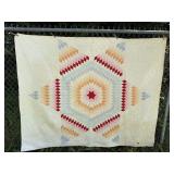 Farmhouse quilt- measures approximately 82ï¿½ x 66ï¿½