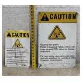 Aluminum Caution Signs (2)