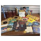 Bunch of Old records. Mostly 45ï¿½s. Western,