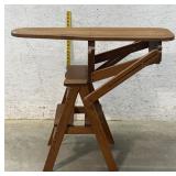 Ironing Board Step- Stool w/ heart cutouts (pine)