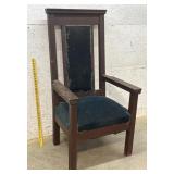 Bishops Chair Solid Oak 29/24/54