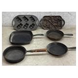 6 Pieces of Cast Iron