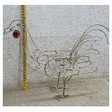 Wire Chicken Planter