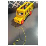 Vintage Fisher-Price little  people bus 1965 with