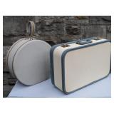 2 Pcs. Vintage Luggage, Suitcase Measures 21"