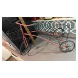 Vintage Metal tricycle plant holder