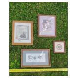 Country style pics/wood framed