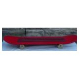 Skateboard Wall Shelf 31" long 8" wide