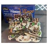 Brilliant fiber optics Winter village