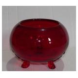 Mid Century VIKING Ruby Red Glass #1014