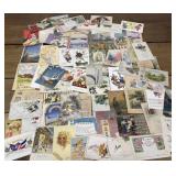 Post cards - holiday, embossed