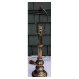 Vintage STIFFEL 23" tall Brass Table Lamp Tested