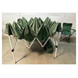 Pop Up Tent 10/10 & Folding Camping Chair- like