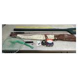 Fly Fishing Rod, Tackle & Net
