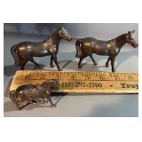 3 Brass horseï¿½s