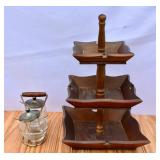 MCM 3-Tier Tray & Condiment Set