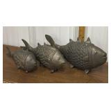 John Richard collection metal fish decor