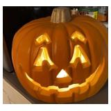 Huge awesome light up pumpkin