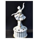 Antique Gerold Porzellan Ballerina Flower Frog
