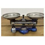 Dhaus Balance Scale with two plates. Some rust.