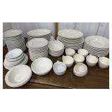 Assorted plates, bowls, cups