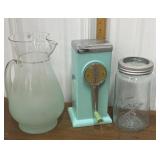 Ice crusher, pitcher, Norge jar