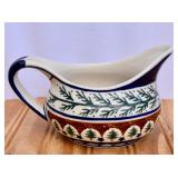 Polish Pottery Small Pitcher-Creamer