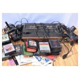 Vintage Atari Game Console, Controllers, Cords,