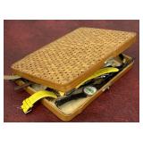Woven trinket box of watches