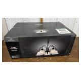 5 Light Chandelier- Black *new
