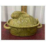 Rabbit lidded dish