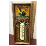 Remington thermometer on glass