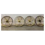 4 Heavy Tractor Wheels 32ï¿½