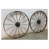 2 Iron Wagon Wheels 45ï¿½