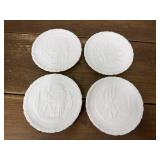1970s Fenton Bicentennial commemorative plate set