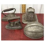 2 Sad Irons, Toasted And Mold