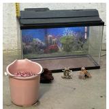 Large Aquarium w/ Heater, filter & accessories -