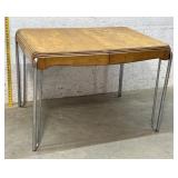 MCM Kitchen Table w/ chrome legs -42/30/30