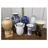 Assorted vases