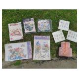 Vtg iron transfers, paper cake, Suzy Zoo etc