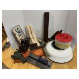 Guy junk! Stanley miter box. Hydron level mason