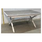 Sawbuck Table - needs hardware- 65/36/30