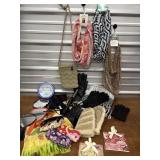 Girly stuff. Gloves, scarves, mirrors, glass
