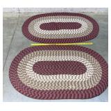 2 Braided Rugs