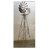 8ft Windmill w/ Red Tipped Blades -