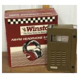 Winston Am-FM headphone Radio, Craig transistor