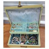 Jewelry box with contents